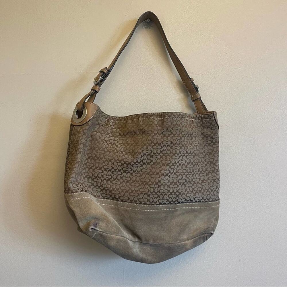 Reserved: Coach shoulder bag leather ware eat. 1941 suede